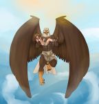  anthro avian bird bulge deity eagle furrypuddingthegreat ganymede greek_mythology human mammal muscular mythology size_difference zeus 