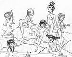  avatar_the_last_airbender azula jin katara mai meng poland toph ty_lee 