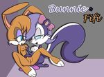  archie_comics bunnie_rabbot crossover fifi_le_fume monkeycheese sonic_team tiny_toon_adventures 