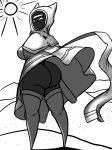  big_butt butt clothing female humanoid journey not_furry solo 