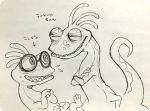  2016 disney duo eyewear glasses ichthy0stega monsters_inc pixar randall_boggs sweat teeth 