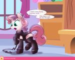  child clothing collar dialogue equine female friendship_is_magic horn leash leather legwear mammal my_little_pony rubber sip_i.a. solo stockings sweetie_belle_(mlp) unicorn young 
