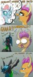  2018 blush changeling comic crying dialogue dragon duo english_text female friendship_is_magic my_little_pony ocellus_(mlp) scalie smolder_(mlp) tears text underpable wings 