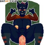  2018 abdominal_bulge alpha_channel animated anthro areola bed big_breasts big_penis bouncing_breasts breasts cat clothed clothing clothing_lift digital_media_(artwork) erection exposed_breasts eyes_closed feline female grabbing_sheets hair half-closed_eyes huge_breasts human looking_pleasured lying lying_on_bed mae_(nitw) male male/female male_penetrating mammal missionary_position mostly_nude navel night_in_the_woods notched_ear on_back pelao0o penetration penis pixel_(artwork) purple_hair pussy pussy_juice red_eyes sex shirt shirt_lift smile solo_focus spread_legs spreading vaginal vaginal_penetration video_games whiskers 
