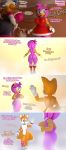  3d_(artwork) aged_up amy_rose anthro big_penis breasts butt comic cream_the_rabbit dialogue digital_media_(artwork) dream female huge_penis male miles_prower moorsheadfalling penis pussy rouge_the_bat sonic_(series) text video_games 