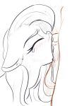  2018 alcor90 balls bestiality blush cum deep_throat duo equine eyes_closed female feral fluttershy_(mlp) friendship_is_magic hair hi_res human human_on_feral interspecies male male/female mammal my_little_pony oral sex solo_focus 