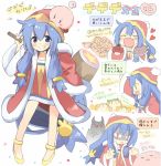  :d ? ^_^ arm_up bandana_waddle_dee bangs blue_eyes blue_hair blush boned_meat chibi closed_eyes coat collarbone commentary_request dress eyebrows_visible_through_hair fang flower food fur-trimmed_coat fur-trimmed_sleeves fur_trim genderswap genderswap_(mtf) grin hair_between_eyes hair_ornament hammer hat heart highres hizuki_yayoi holding holding_food holding_hammer holding_plate king_dedede kirby kirby_(series) long_hair long_sleeves mario_(series) meat new_super_mario_bros._u_deluxe open_mouth outstretched_arm personification plate red_coat red_dress red_hat shaded_face shoes short_dress smile spoken_question_mark standing strapless strapless_dress translation_request very_long_hair waddle_dee wide_sleeves yellow_flower 