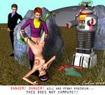  dr_smith lost_in_space penny_robinson robot_b9 will_robinson 