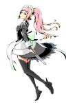  blue_eyes bridal_gauntlets closed_mouth felicia_(fire_emblem_if) fire_emblem fire_emblem_if from_side full_body gem holding holding_knife im008073 juliet_sleeves knife long_hair long_sleeves looking_to_the_side maid maid_headdress pink_hair ponytail puffy_sleeves simple_background smile solo standing thighhighs white_background zettai_ryouiki 