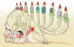  2018 amaterasu animal_genitalia animal_penis anthro bestiality big_breasts blush breasts canine claws deity digital_media_(artwork) duo erection female female_on_feral feral forced hair humanoid interspecies knot male male/female mammal markings ninetails_(okami) nipples nude open_mouth penetration penis perunagekko rape sex vaginal video_games ōkami 