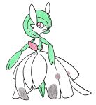 2018 2_fingers alternate_species animal_humanoid antennae arthropod biped black_body black_spots bugdex cheek_tuft chest_spike fak&eacute;mon featureless_feet female flat_chested frown frozenfeather full-length_portrait gardevoir green_body green_hair hair hi_res humanoid insect_humanoid looking_aside looking_away multicolored_body nintendo pok&eacute;mon pok&eacute;mon_(species) portrait pseudo_clothing red_body red_eyes red_spots short_hair simple_background solo spikes spots spotted_body standing toony traditional_media_(artwork) tuft video_games white_antennae white_background white_body 