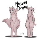  2018 anthro balls big_balls blush canine clothed clothing digital_media_(artwork) dog frooby fur girly hair humanoid looking_at_viewer male mammal maxie_drake simple_background smile solo 