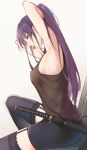  busujima_saeko erect_nipples highschool_of_the_dead reroi thighhighs 