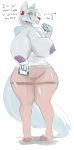  anthro big_breasts breasts canine chasm-006 clothing english_text female huge_breasts lenny_herschel looking_at_viewer mammal nipples smile solo standing sweat text thick_thighs tongue tongue_out torn_clothing voluptuous wide_hips 