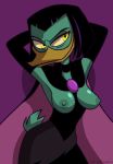  anthro avian bird breasts cape clothed clothing dress duck ducktales exposed_breasts female magica_de_spell nipples smile solo 
