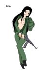  areolae artist_request bad_anatomy bad_source black_hair blush breasts daiizyinstupidland full_body green_hat green_pants green_shirt gun hat holding holding_weapon k-50m long_hair meme_tuoi_tu_rung_pac_bo military military_uniform nipples non-web_source pac_bo-chan pants shirt simple_background small_breasts solo source_request submachine_gun translation_request uniform viet_cong vietnamese_clothes weapon white_background 