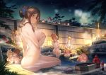  breast_grab breast_hold granblue_fantasy kakage naked onsen pointy_ears tagme wet 