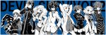  4girls :o ;) akechi_gorou amamiya_ren arms_behind_head ban_airi ban_airi_(cosplay) beanie closed_mouth coat cosplay crossed_arms devil_survivor_2 glasses gloves grin hand_in_pocket hand_on_own_face haoro hat houtsuin_yamato houtsuin_yamato_(cosplay) jacket kitagawa_yuusuke labcoat long_sleeves looking_at_viewer megami_ibunroku_devil_survivor melancholy_man melancholy_man_(cosplay) miniskirt morgana_(persona_5) multiple_boys multiple_girls necktie niijima_makoto nitta_io nitta_io_(cosplay) okumura_haru one_eye_closed open_mouth pantyhose parted_lips persona persona_5 protagonist_(devil_survivor_2) protagonist_(devil_survivor_2)_(cosplay) sakamoto_ryuuji sako_makoto sako_makoto_(cosplay) sakura_futaba scarf school_uniform shijima_daichi shijima_daichi_(cosplay) short_hair skirt smile striped takamaki_anne teeth thighhighs twintails uniform w wing_collar yanagiya_otome yanagiya_otome_(cosplay) zettai_ryouiki 