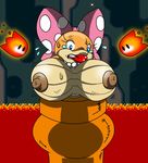  big_breasts breasts ckt female hi_res koopalings lava nintendo nipples nude pipe solo super_mario_bros. thegeckodemon video_games wendy_o._koopa wendy_o_koopa 