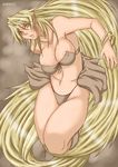  barbariccia bikini blonde_hair breasts earrings elf female final_fantasy final_fantasy_iv jewelry large_breasts long_hair papepox2 pointy_ears solo swimsuit 