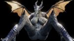  16:9 2018 3d_(artwork) 4_horns 5_fingers anthro anus areola bat_wings big_breasts bizzyniz black_background black_horn black_tongue blue_areola breast_grab breast_squeeze breasts butt detailed detailed_scales digital_media_(artwork) dragon ejaculation eyes_closed female fingering front_view grey_scales hand_on_breast hi_res holding_breast horn humanoid_hands masturbation membranous_wings moan multicolored_scales natural_breasts navel nipples nude orgasm purple_scales pussy pussy_ejaculation pussy_juice pussy_juice_string raelia realistic_wings scales scalie signature simple_background sitting solo spread_legs spread_pussy spread_wings spreading tongue two_tone_scales vaginal vaginal_masturbation wallpaper watermark wings 