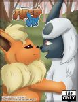  absol ambiguous_gender canine comic duo eeveelution english_text feral flareon mammal nintendo outside pok&eacute;mon pok&eacute;mon_(species) text url video_games xxgato 