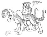  1993 cheetah dialogue feline female fred_perry group mammal 