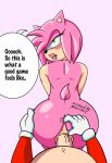  ahegao amy_rose anal anal_fingering anthro anus belly black_nose blush butt clothing drooling eye_roll female fingering fur gloves green_eyes hedgehog human human_on_anthro innuendo interspecies invalid_tag looking_pleasured male male/female male_penetrating mammal mario mario_bros nintendo open_mouth orgasm penetration penis pink_fur presenting presenting_hindquarters saliva sonic_(series) text theshamelessfreak tongue tongue_out vaginal vaginal_penetration video_games 