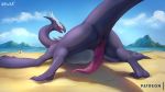  2018 anthro beach better_version_at_source detailed_background duo erection legendary_pok&eacute;mon looking_at_viewer looking_back male nawka nintendo penis pok&eacute;mon pok&eacute;mon_(species) presenting raised_tail rear_view sandygast seaside shadow_lugia shadow_pok&eacute;mon sky solo solo_focus spread_legs spreading thick_thighs video_games water 