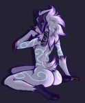  anthro big_butt breasts butt caprine digital_media_(artwork) female fur hair kindred_(disambiguation) kindred_(lol) lamb_(lol) league_of_legends looking_at_viewer mammal mask nude riot_games saltyserpent sheep solo video_games wide_hips 