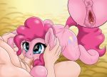  &lt;3 &lt;3_eyes anus clitoris equine fellatio female feral friendship_is_magic horse human male male/female mammal manifest_harmony my_little_pony oral penis pinkie_pie_(mlp) pony pussy pussy_juice saliva sex sweat tongue tongue_out 