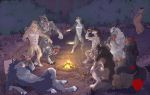  2018 canine digital_media_(artwork) female male mammal scrappyvamp were werewolf 