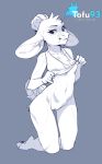  2018 anthro black_and_white bottomless breasts cactus cervine clothed clothing clothing_lift female flora_fauna fur looking_at_viewer mammal monochrome nipples plant pussy shirt shirt_lift simple_background sketch small_breasts solo tofu93 