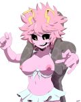  1girl ashido_mina boku_no_hero_academia breasts restrained tagme 