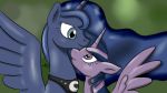  duo equine female feral friendship_is_magic horn jbond mammal my_little_pony princess_luna_(mlp) twilight_sparkle_(mlp) winged_unicorn wings 