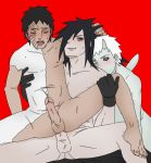  2boys male multiple_boys naruto naruto_(series) uchiha_madara uchiha_obito yaoi 