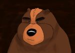 bear black_nose brown_fur fur grizzly_bear male mammal mimosrod overweight slightly_chubby solo 