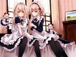  alice_margatroid hourai kirisame_marisa kisaragi_yuri maid pantyhose shanghai_doll touhou 