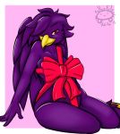  avian beak bow fallenfolf female pheemy teasing wings 