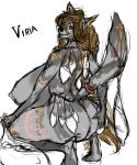  anthro backview big_breasts big_butt breasts butt canine colored_sketch condom cum dreamy_pride female huge_breasts hyper hyper_breasts invalid_tag looking_at_viewer mammal markings simple_background sketch solo tribal viria white_background wolf 