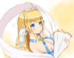  1girl blonde_hair blue_eyes breasts cygames dragalia_lost nintendo nipples 