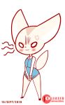  &lt;3 2018 aggressive_retsuko anger_vein animated blush canine clothed clothing clothing_lift cute diives english_text female fennec fenneko fox mammal pussy sanrio short_stack signature simple_background skirt skirt_lift smile solo tailwag text white_background 