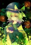  bad_id bad_pixiv_id blood bow frills green_eyes hat hat_ribbon komeiji_koishi rarami ribbon solo stitches tears touhou 