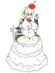  aegis_(persona) android breasts cake cake_girl colored fat food food_girl lactation large_breasts persona persona_(series) persona_3 shin_megami_tensei thick transformation 