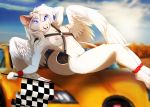  2018 5_fingers anthro areola blue_eyes breasts detailed_background digital_media_(artwork) feathered_wings feathers female hybrid mammal mouse nipples pink_nose rodent solo tai_lung_(artist) white_feathers wings 