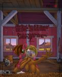  2018 anthro applejack_(mlp) areola asphyxiation bag big_macintosh_(mlp) blonde_hair breast_grab breasts brother brother_and_sister crying cum day detailed_background dialogue duo english_text equine female forced friendship_is_magic from_behind_position fur green_eyes hair hand_on_breast hi_res horse imminent_death incest inside male male/female mammal marsminer my_little_pony nipples nude open_mouth penetration pitchfork pony rape recording red_fur restrained running_eyeliner running_makeup running_mascara sex sibling sister snuff standing_sex tears text vaginal vaginal_penetration whitekitten window yellow_fur 