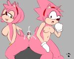  2018 amy_rose anthro breasts butt clothing cum double_hot_dogging duo_focus erection eyelashes female female_focus fur gloves green_eyes group group_sex hairband hedgehog hot_dogging humanoid_penis male male/female mammal nude penis pink_fur question8th rosy_the_rascal sex simple_background sonic_(series) threesome video_games 