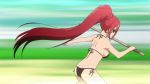  1girl animated animated_gif bikini black_bikini bounce bouncing_breasts breasts eye_patch large_breasts long_hair nikaidou_arashi onii-chan_dakedo_ai_sae_areba_kankeinai_yo_ne red_eyes red_hair solo swimsuit 