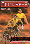  1997 animorphs arachnid arthropod clothing cloud cover cover_art cover_page crouching david_mattingly footwear hi_res human human_to_feral hybrid legwear looking_at_viewer male mammal marco_(animorphs) novel official_art pants shirt shoes sky socks solo spider sunset text transformation wolf_spider 