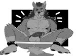  bdsm bondage bound butt canine digital_media_(artwork) khoryall male male/male mammal penis piercing thick_thighs were werewolf 